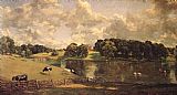 John Constable Paintings - Wivenhoe Park by John Constable